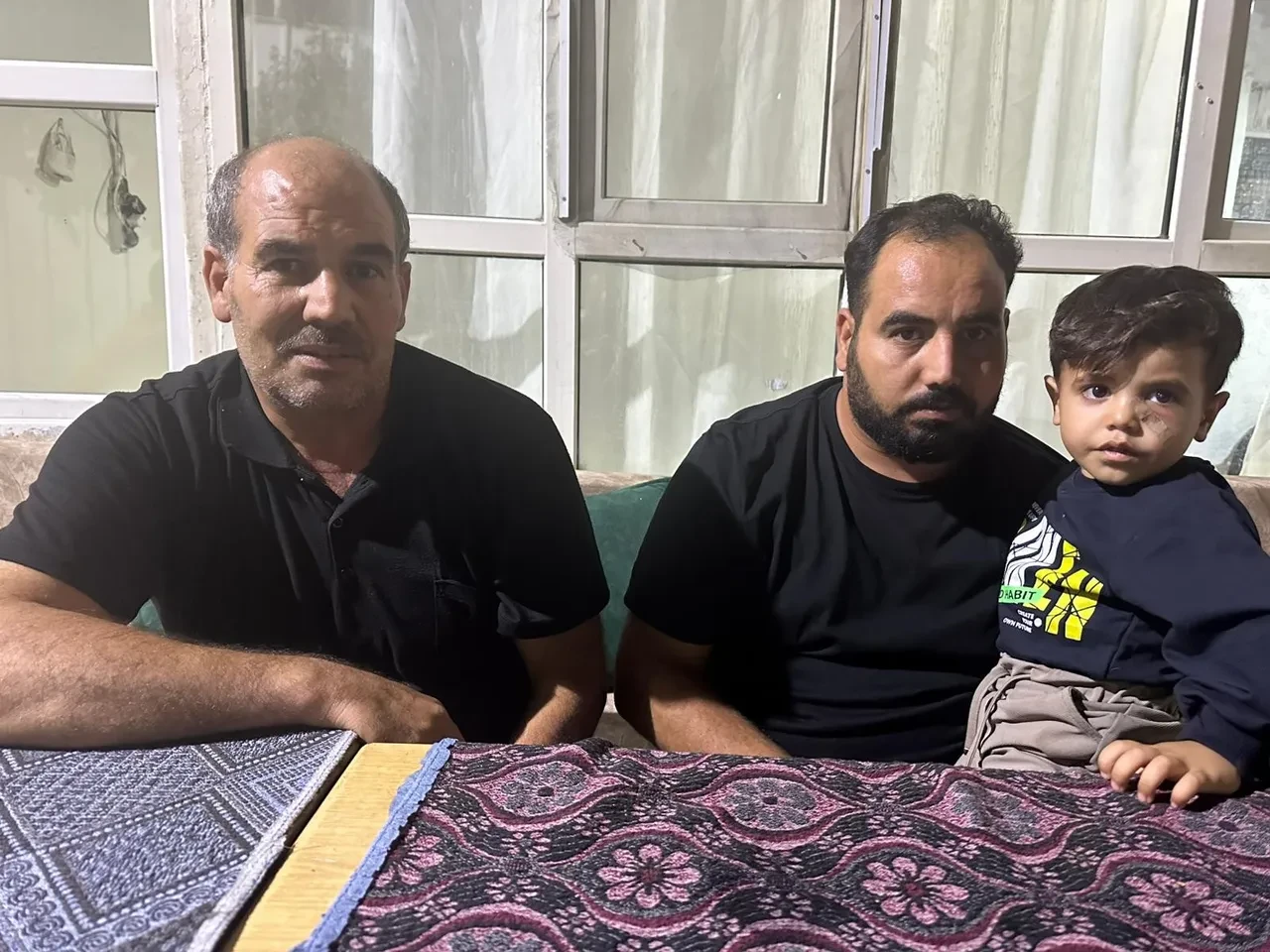 Yorgun merminin isabet ettiği çocuk yaralandı