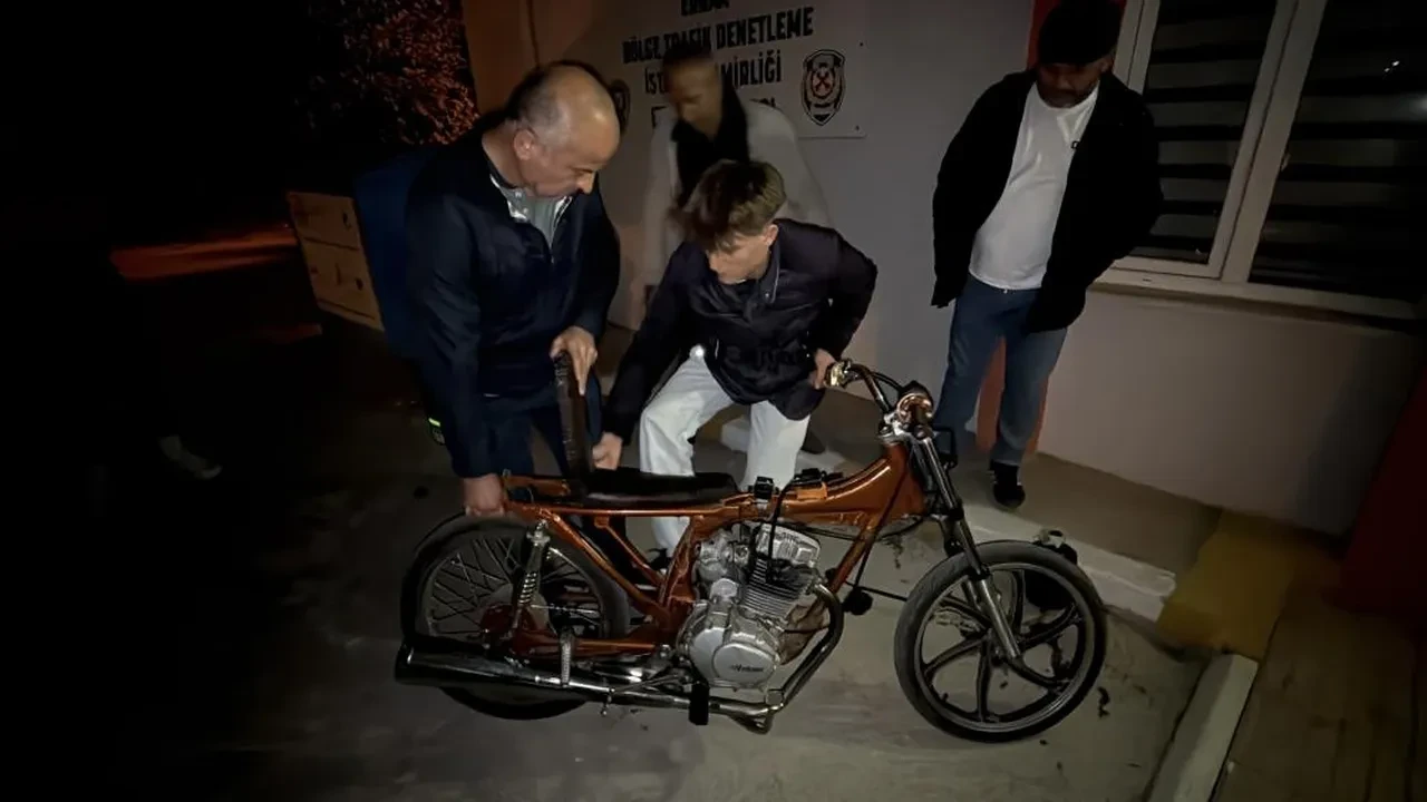 Bisikletten motor yaptı 45 bin lira ceza yedi! Akıllara Mert Ali geldi
