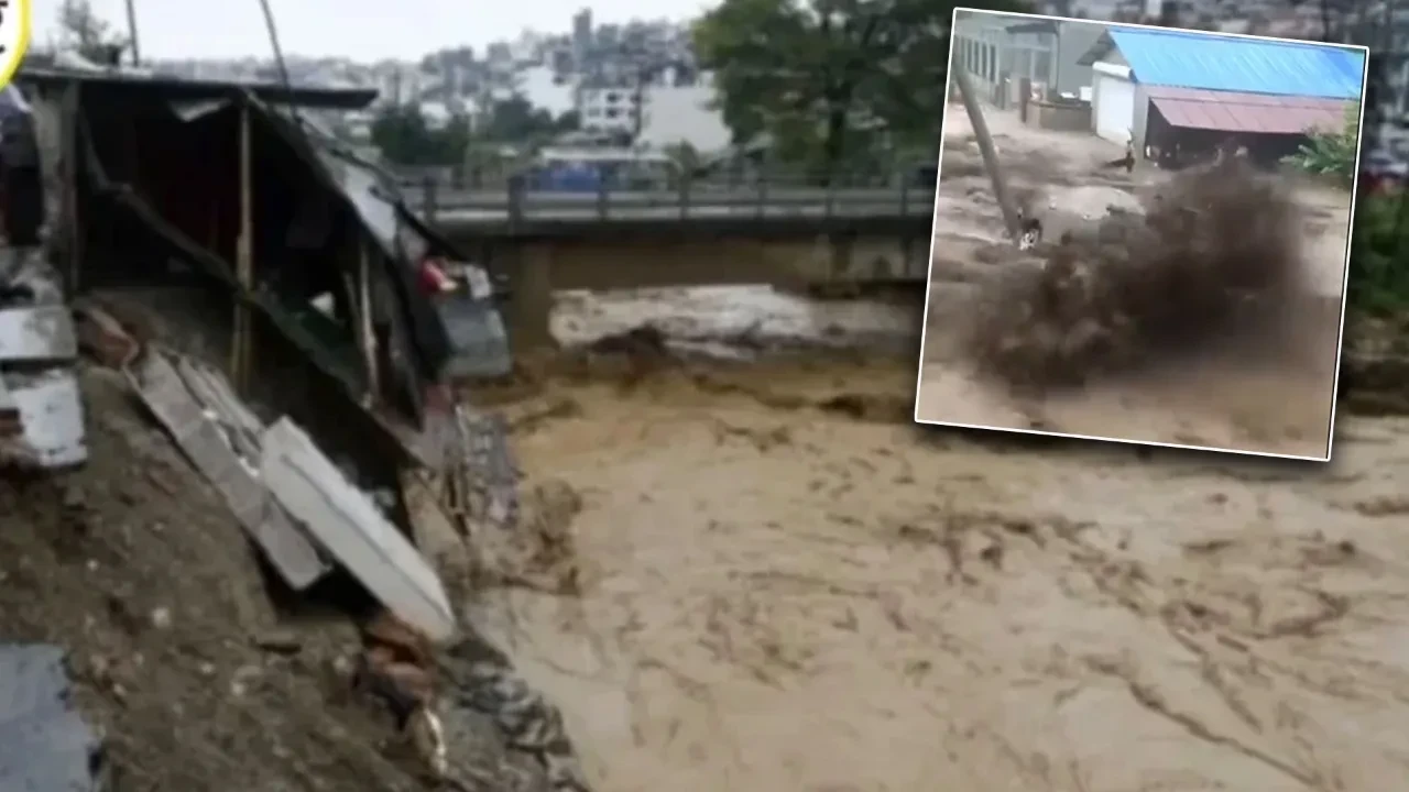 Felaketler peş peşe geldi: Sel, heyelan ve yıldırım düşmesi...