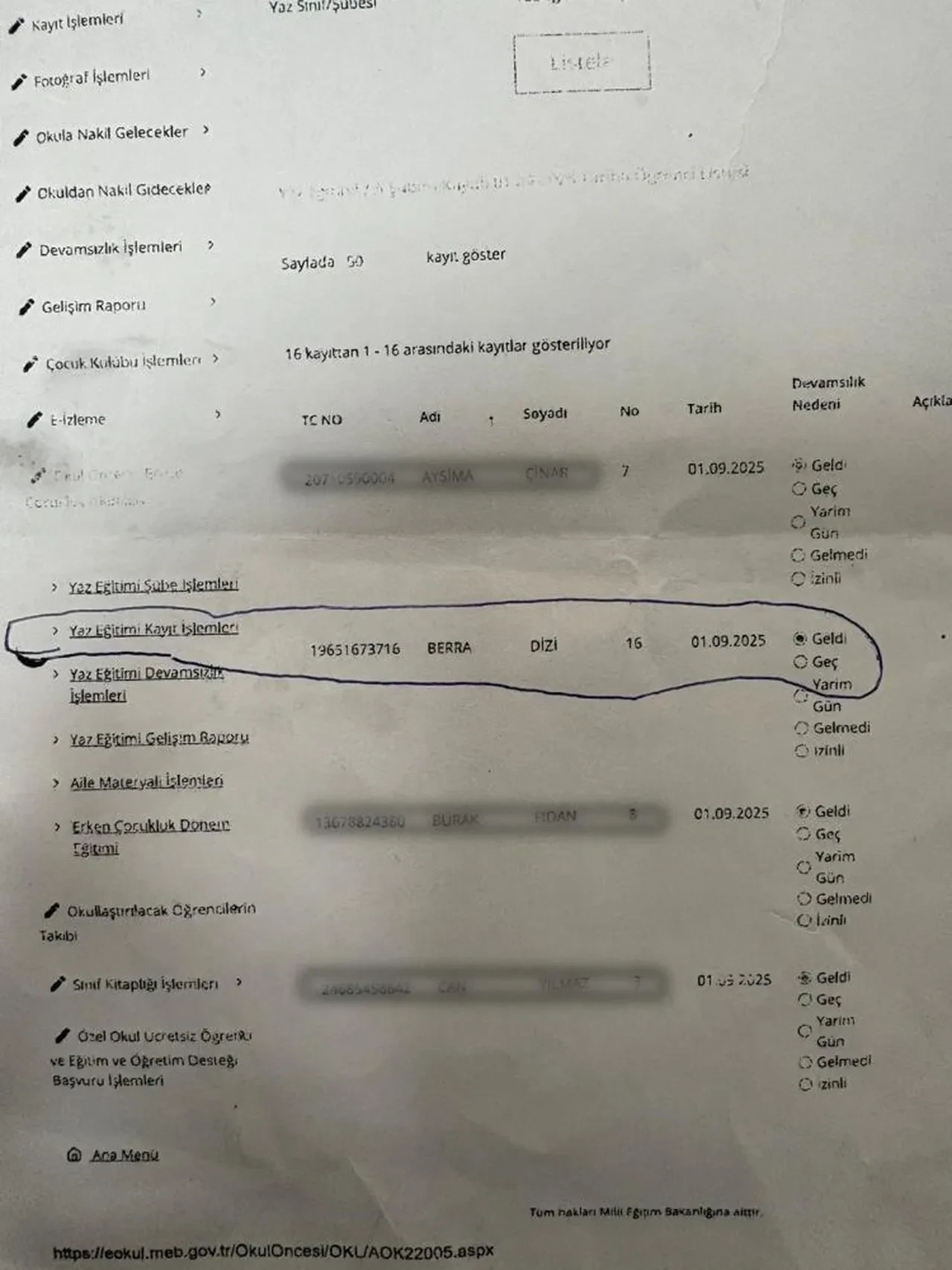 Skandalların ardı arkası kesilmiyor! Berra'yı şimdi de okula gitti göstermişler