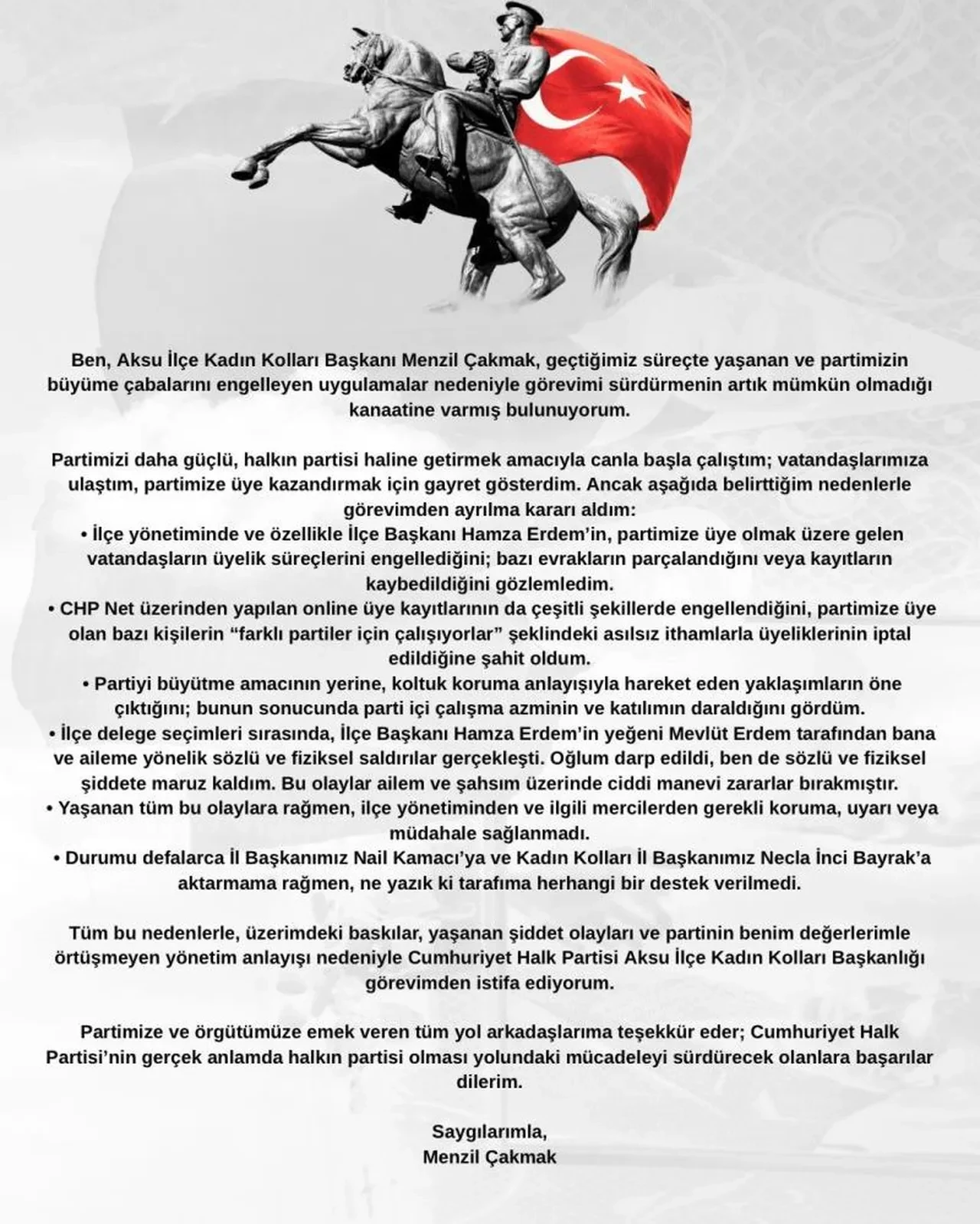 CHP'de istifalar bitmiyor! "Evraklar parçalandı" diyerek duyurdu