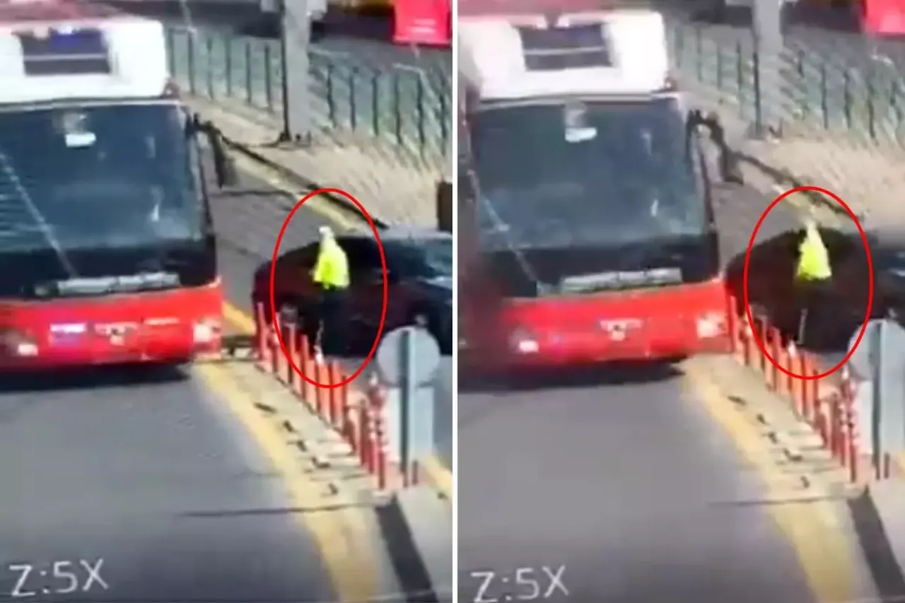 CHP'nin şoförü polisin üstüne otobüs sürmüştü! Savunması pes dedirtti. 