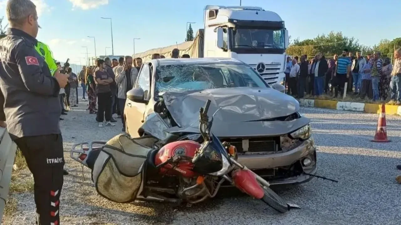 Manisa’da motosiklet kazası: 66 yaşındaki sürücü öldü