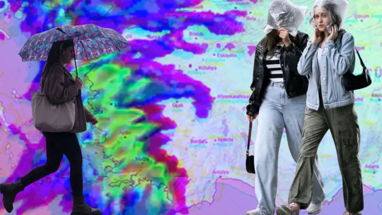 Meteoroloji yeni hafta hava durumu için uyardı! Sağanak yağış geliyor, saat verildi