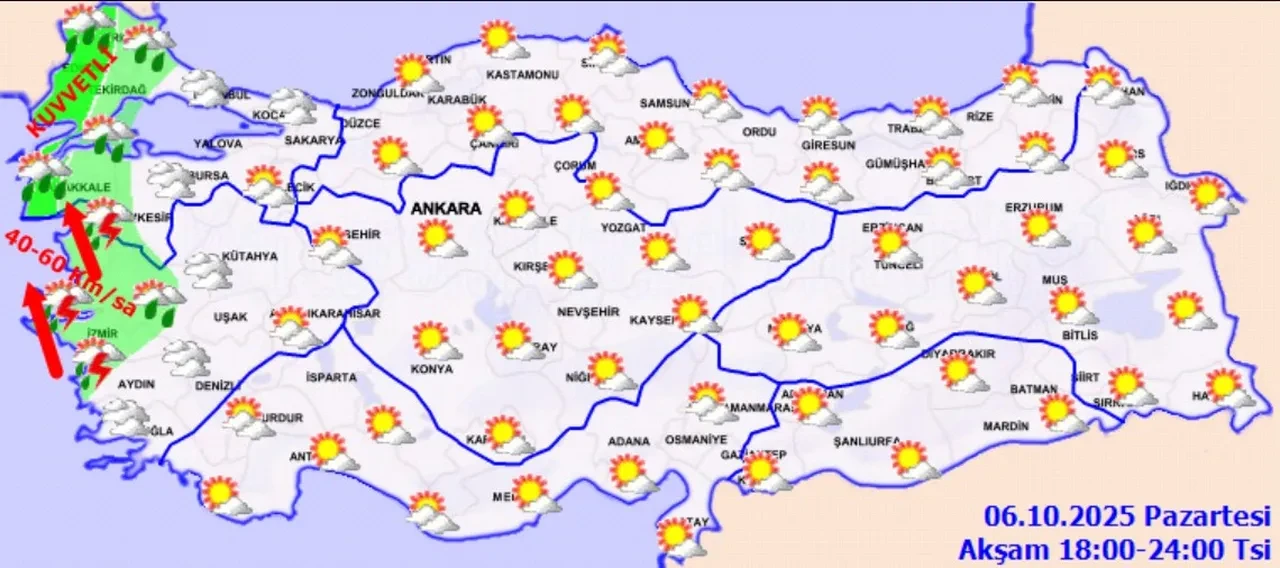 Meteoroloji yeni hafta hava durumu için uyardı! Sağanak yağış geliyor, saat verildi