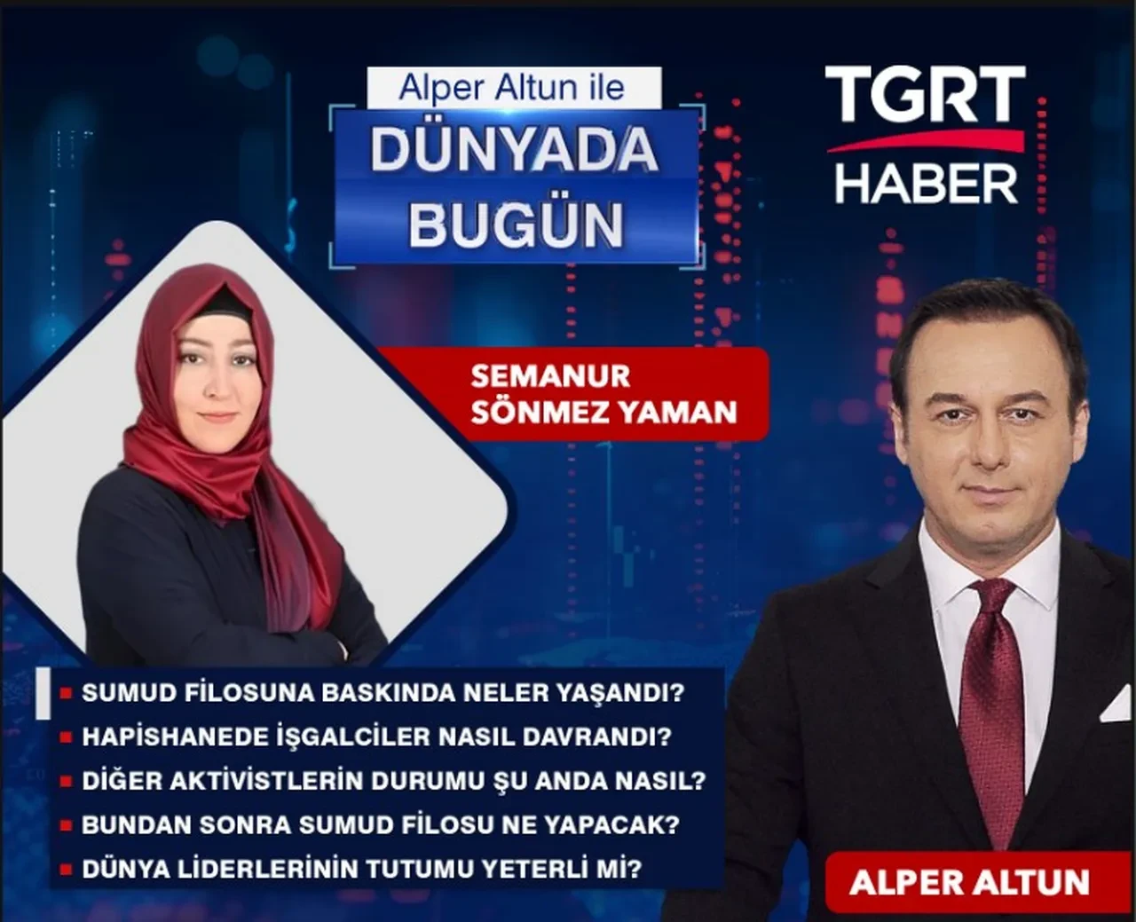 Sumud aktivisti işkenceleri TGRT Haber'de tek tek anlattı: Dua edenlerin ağzına vurdular