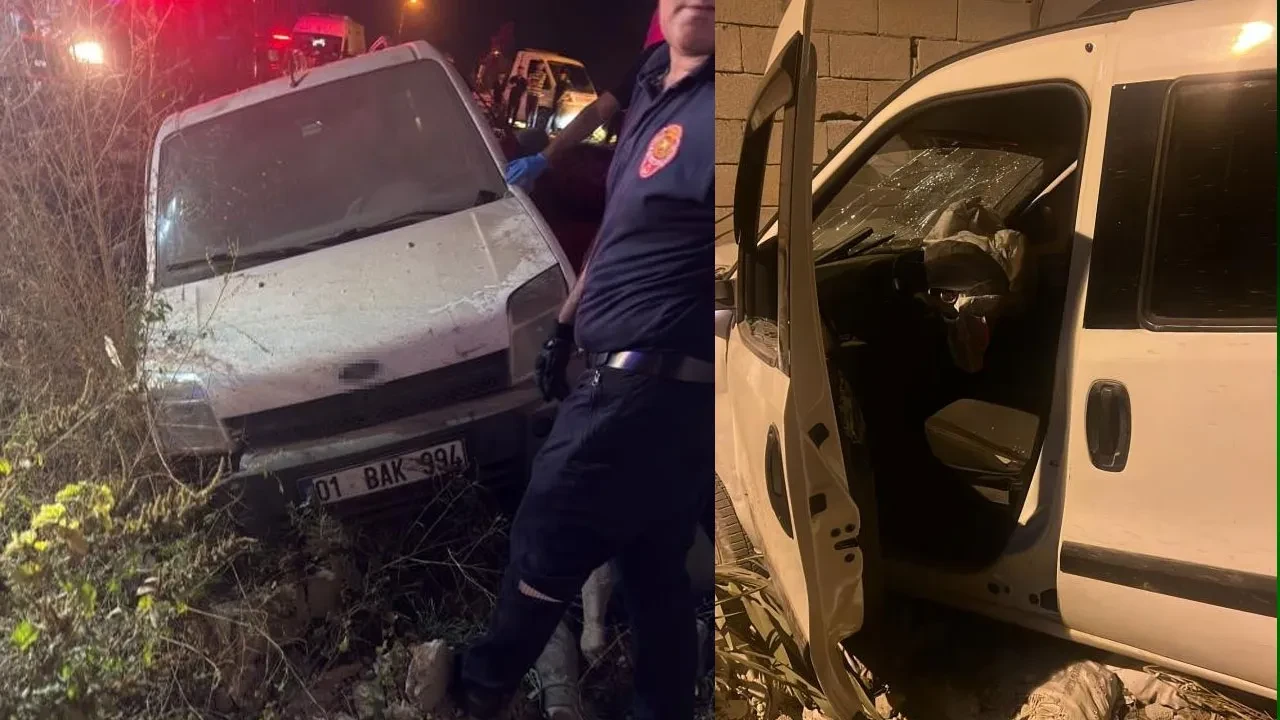 Adana'da feci çarpışma: 1 ölü, 2 yaralı