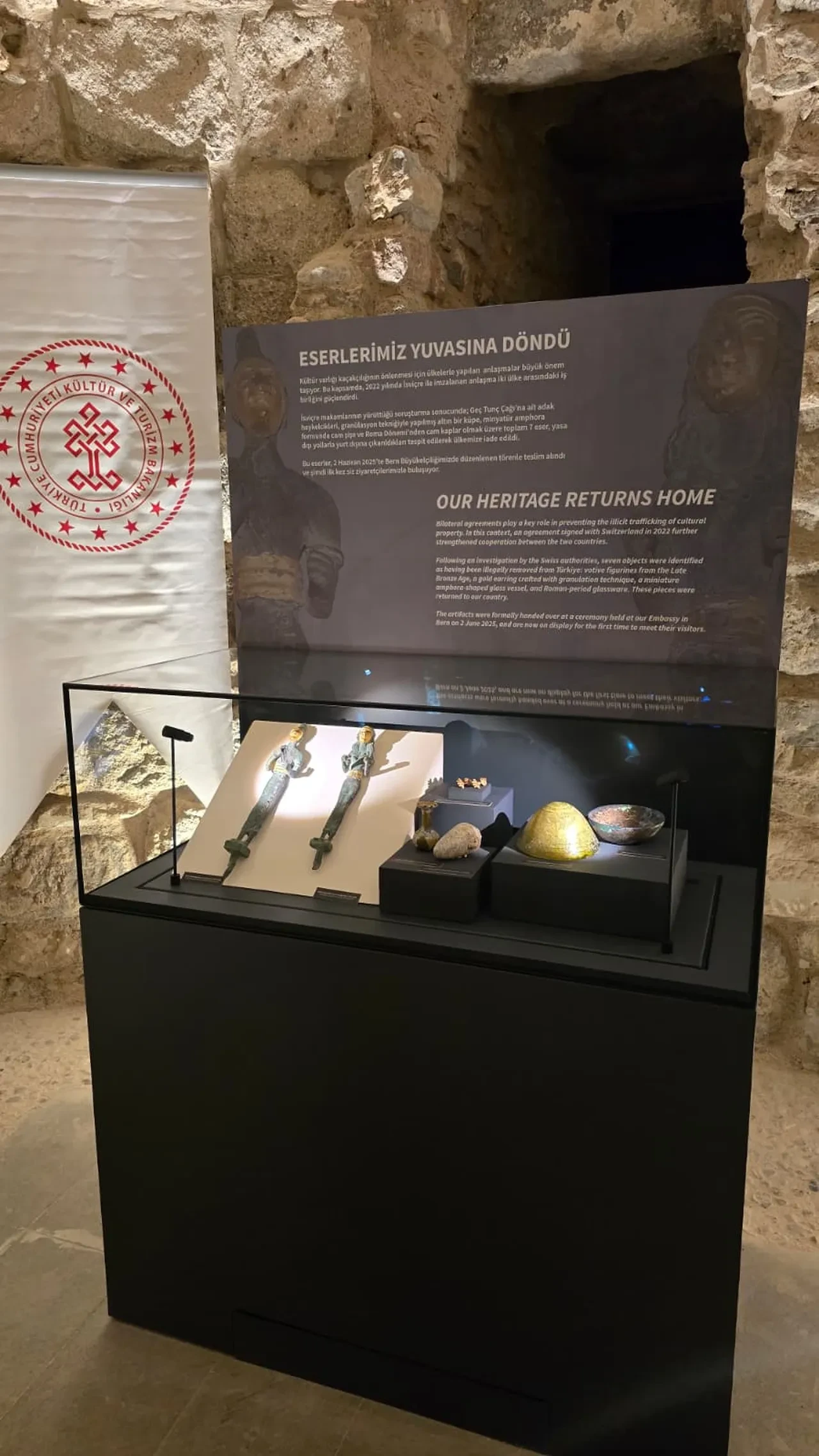 İsviçre, 7 tarihi eseri Türkiye'ye iade etti! 'Bu ne ilk ne de son eser'