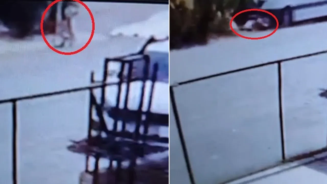 Küçük çocuk okul servisinin altında kalmıştı, kaza görüntüleri ortaya çıktı