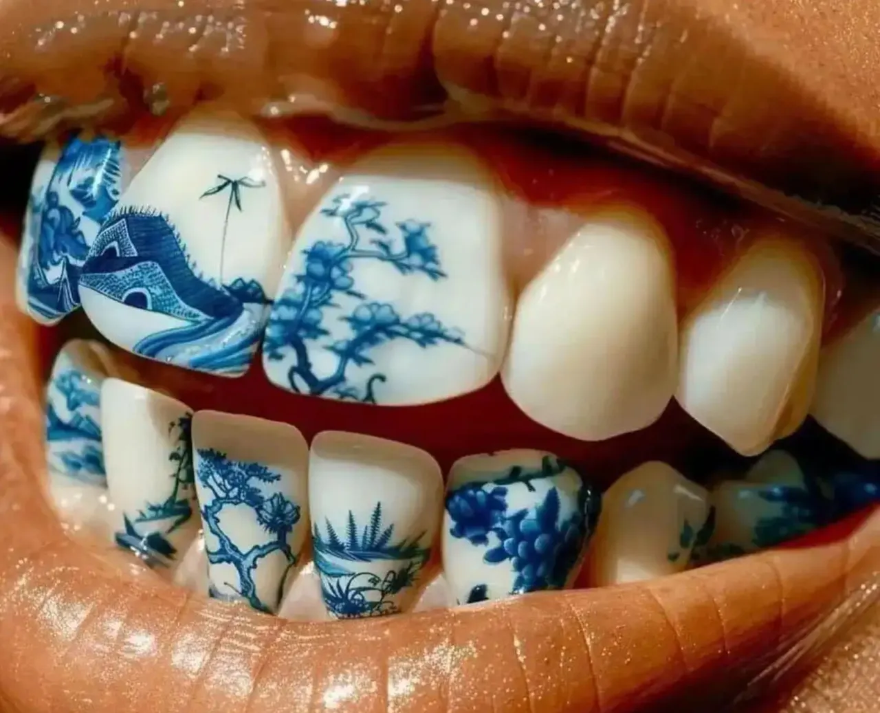 Son zamanların trendi diş dövmeleri: Müşteri çekmek için başladılar, popüler oldu