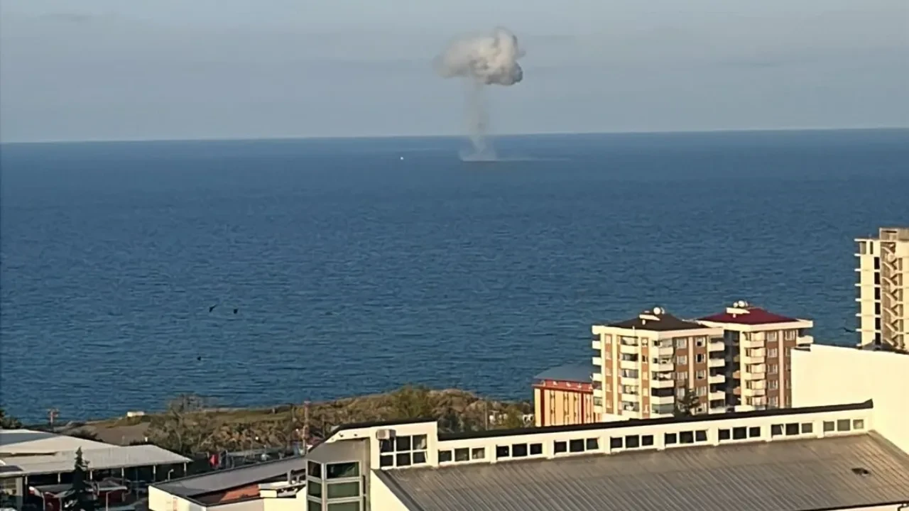 Trabzon patlama son dakika neden oldu? Denizde patlama meydana geldi