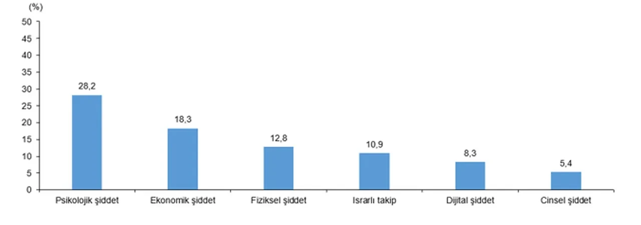 TÜİK açıkladı! Kadınların yüzde 12,8’i fiziksel şiddet yaşadı