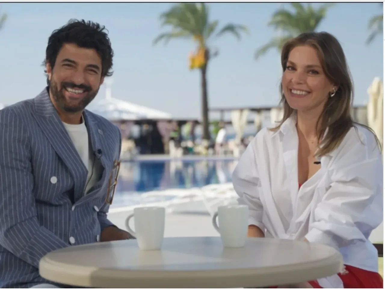 Engin Akyürek ile Aslı Enver birbirini öve öve bitiremedi 