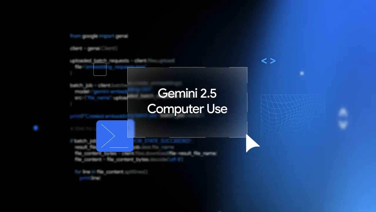 Gemini 2.5 Computer Use: Google'ın yeni yapay zeka modeli tarayıcınızı devralıyor