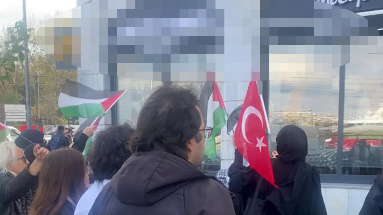 İstanbul'da işgalci İsrail'e yönelik protestoları sürüyor! 
