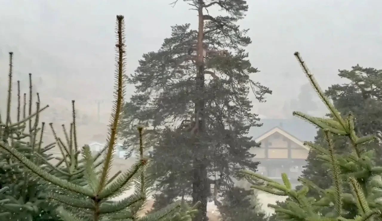 İstanbul'un yanı başına lapa lapa kar yağdı