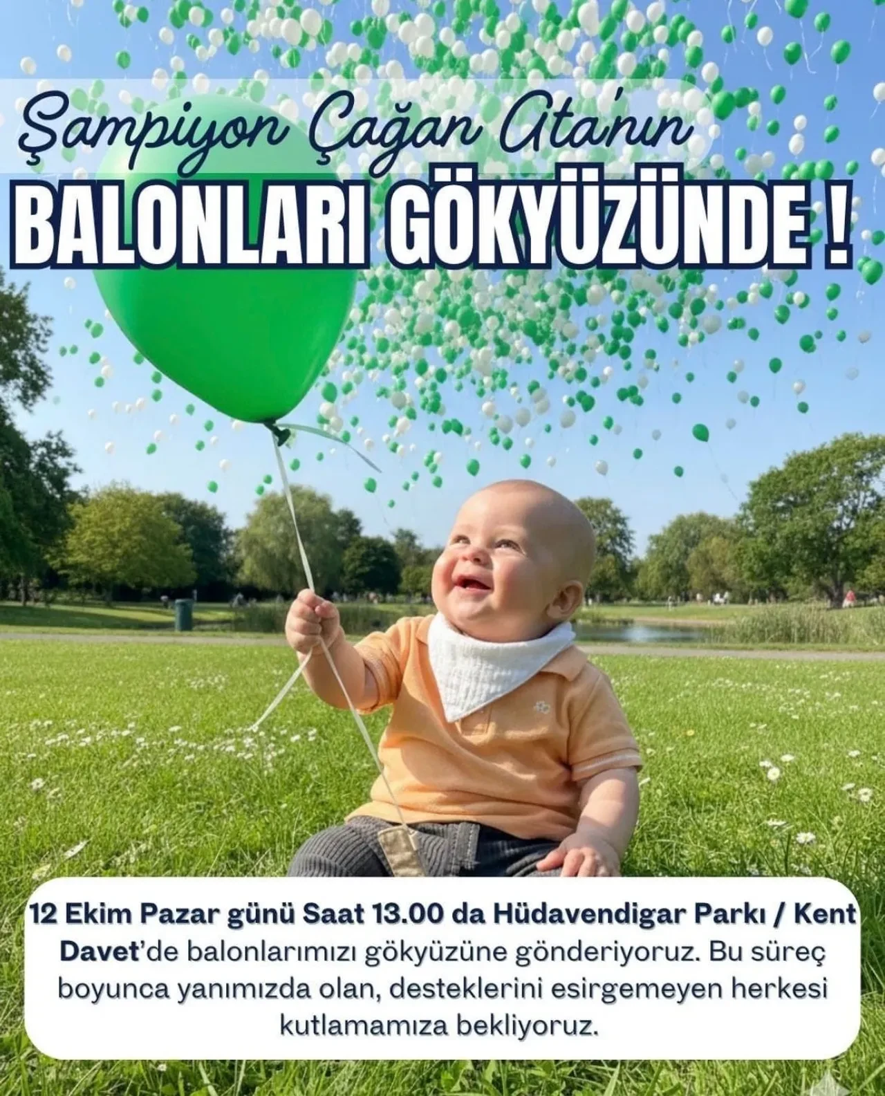 Minik Çağan için mutlu son! 20 bin balon uçurulacak