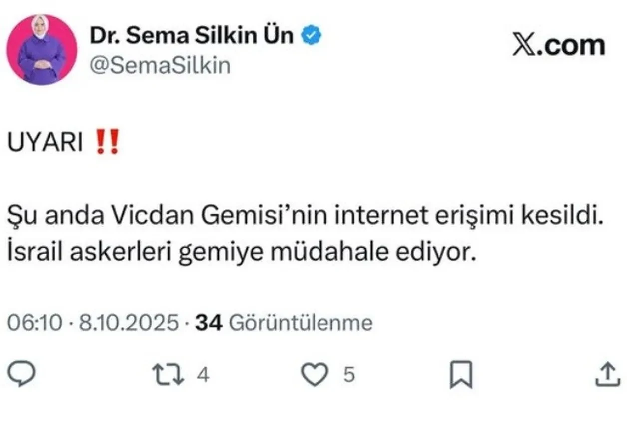 Sema Silkin Ün hangi gemide? Özgürlük Filosu’na İsrail saldırısı