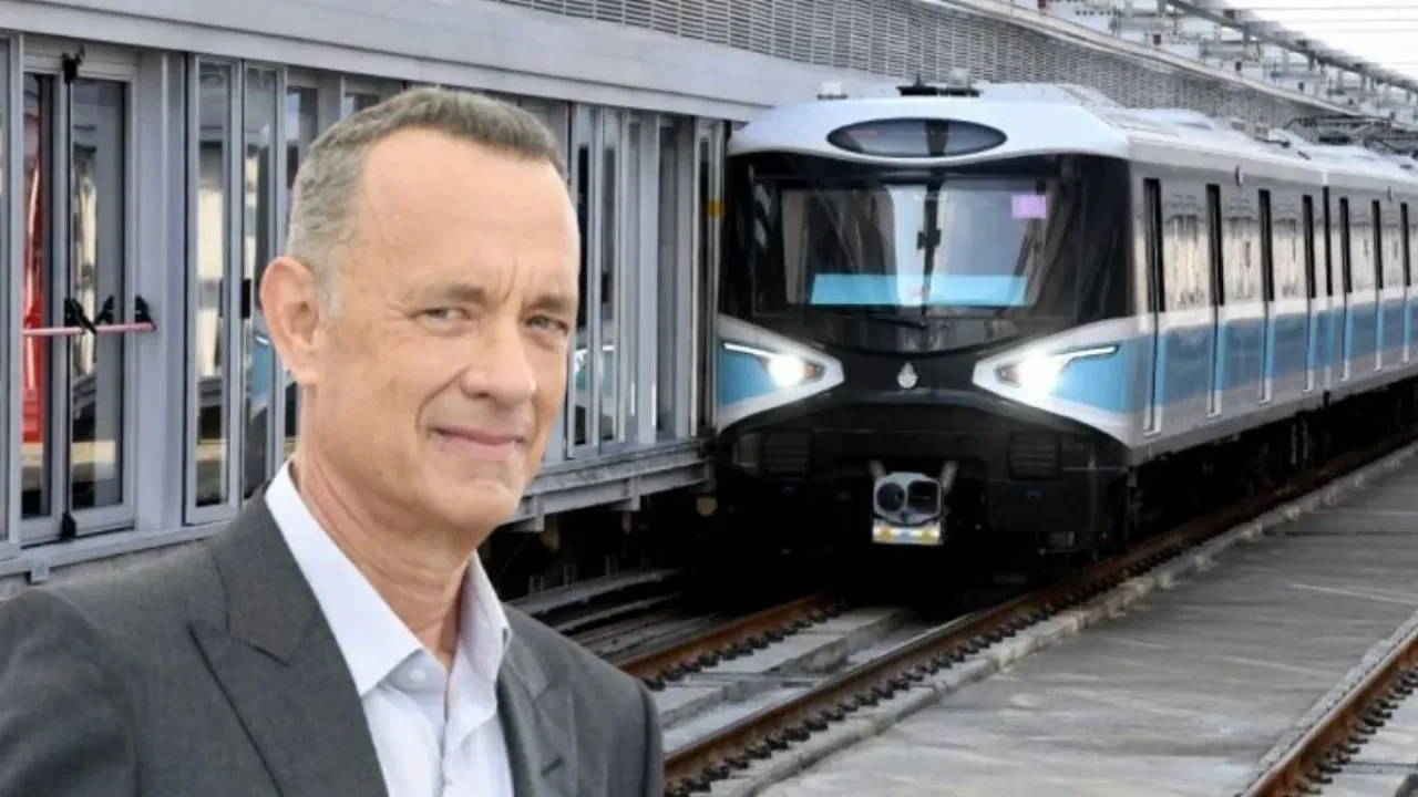 Tom Hanks'i metroda görenler gözlerine inanamadı 