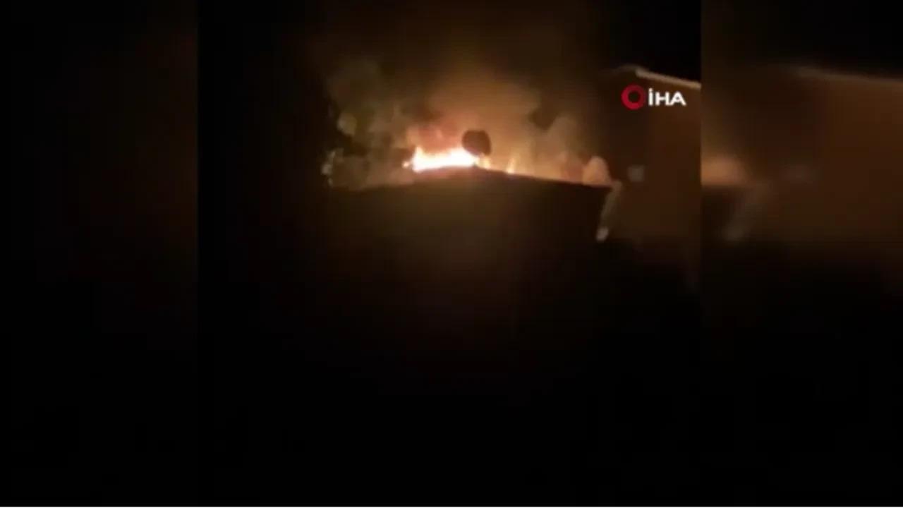 Uyuşturucu baskınında şok olay! Yakalanmamak için evi ateşe verdi
