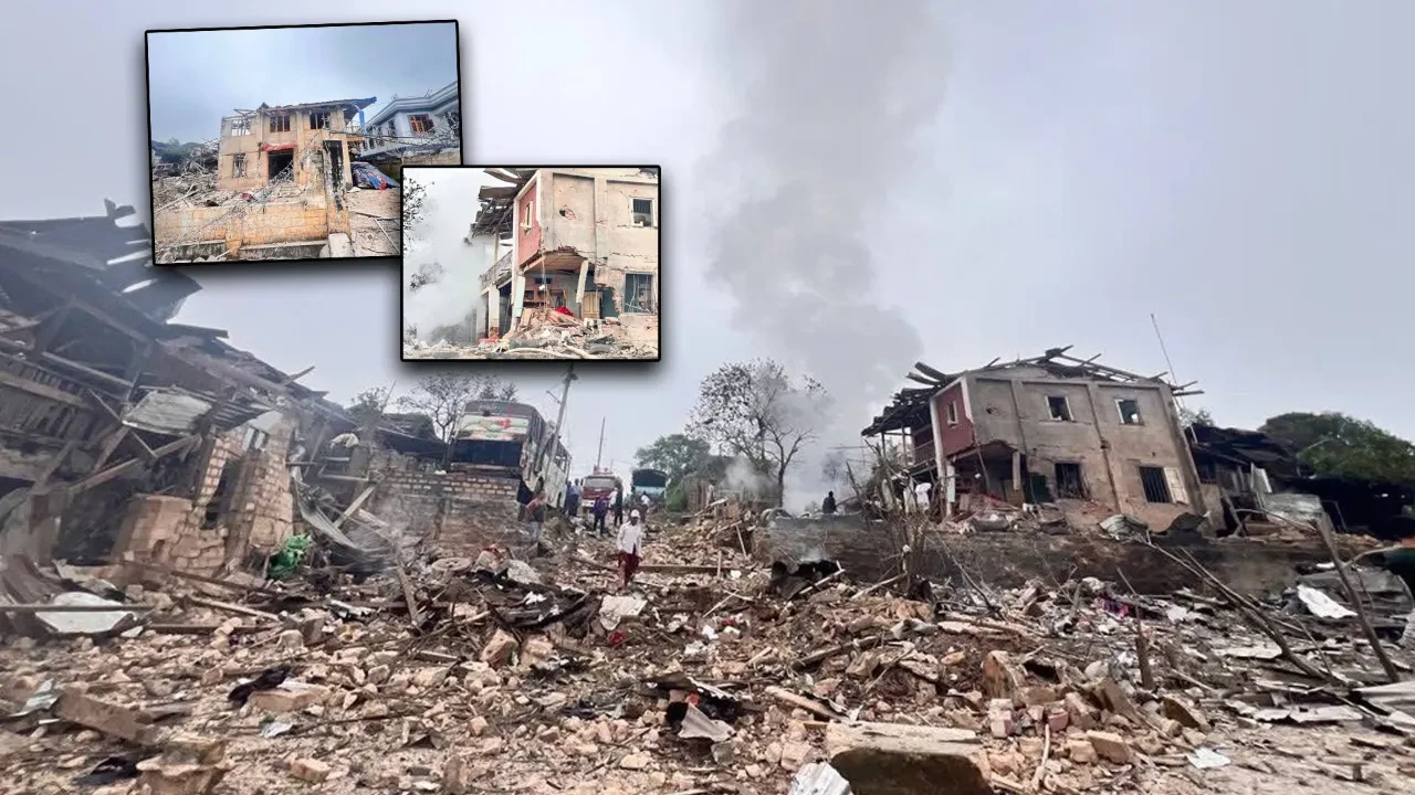 Yamaç paraşütüyle festival alanına bomba atıldı: Myanmar'da ordu sivilleri hedef aldı