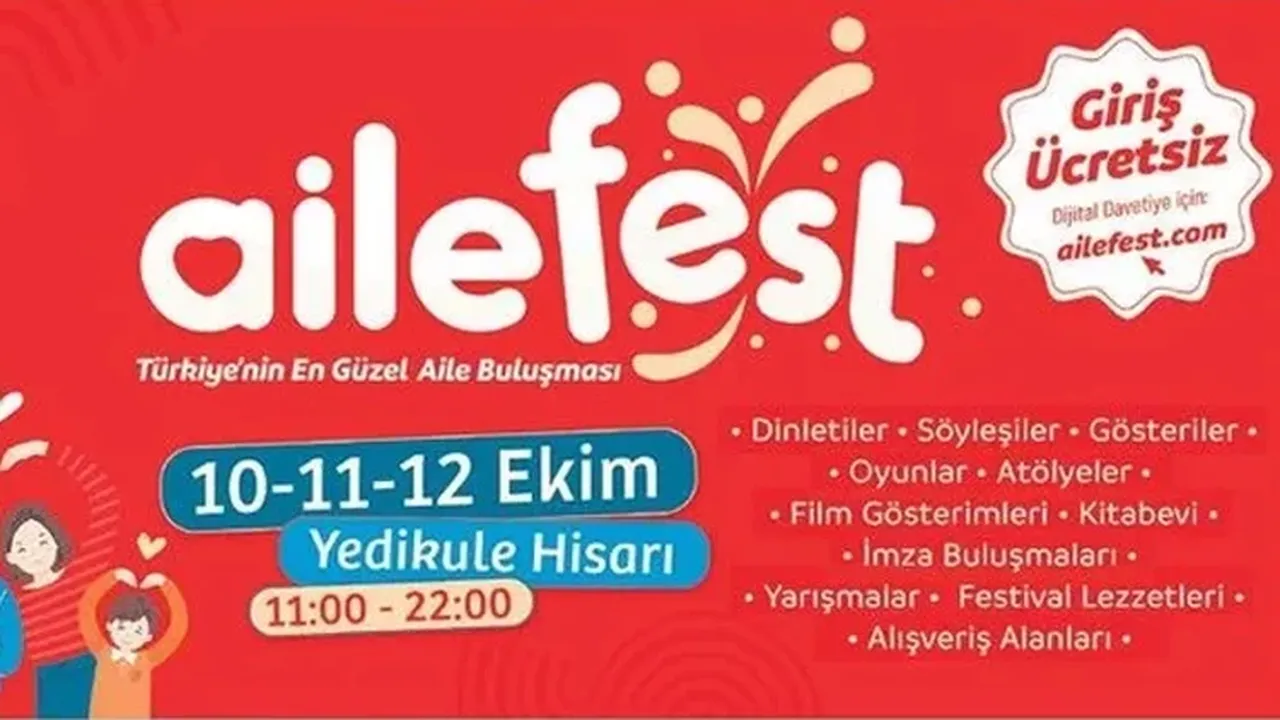 Aile Festivali ne zaman başlıyor? Yedikule Hisarı’nda gerçekleştirilecek