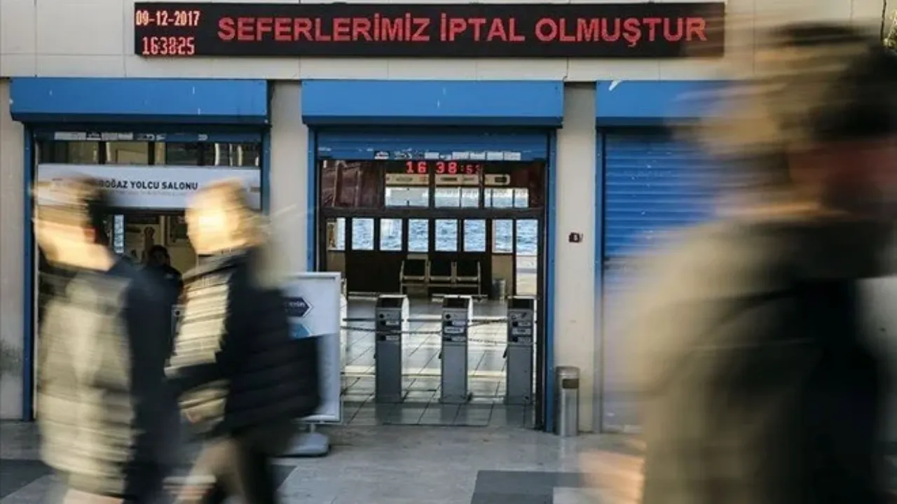 İstanbullular dikkat! Seferler iptal edildi 
