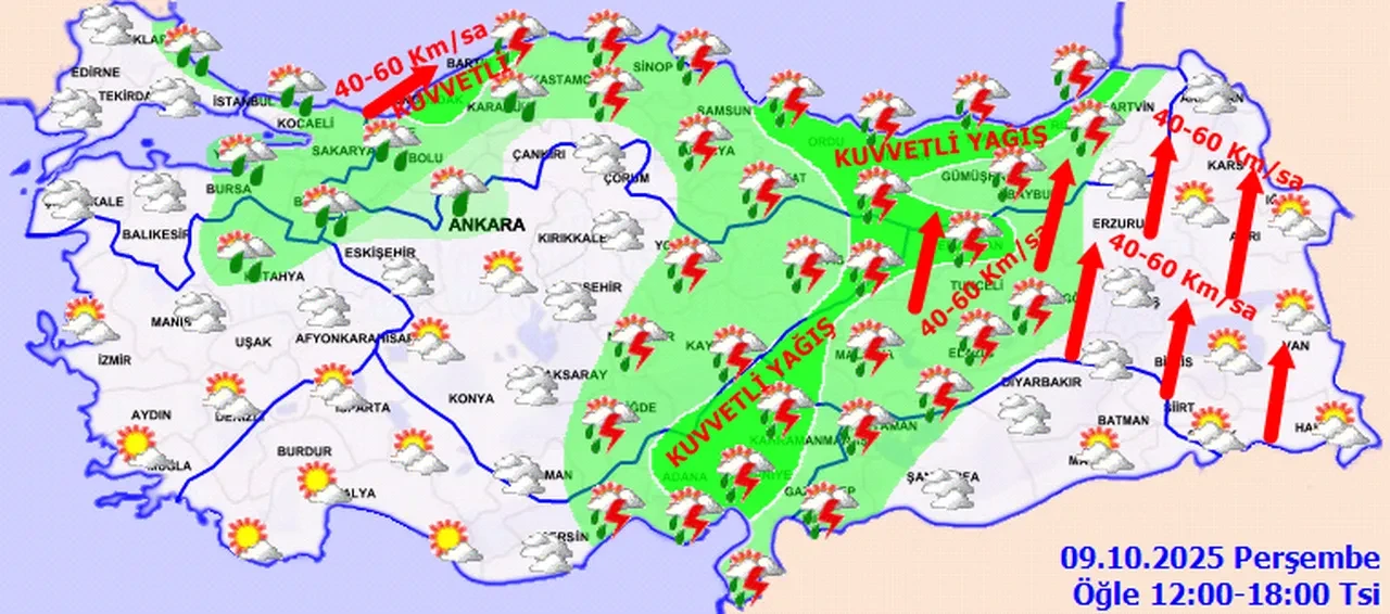 Meteoroloji 6 bölgeyi uyardı: Hava soğuyor, yağmur sürüyor