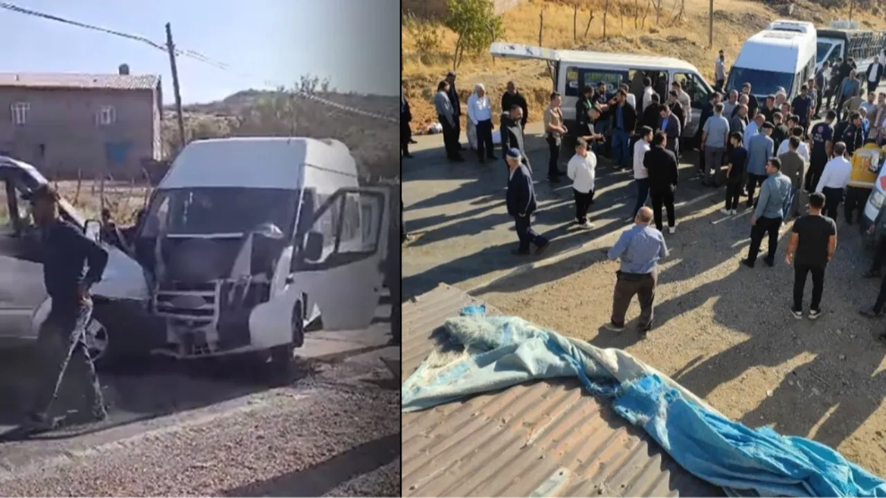 Öğretmenleri taşıyan minibüs ile yolcu aracı çarpıştı: 11 yaralı