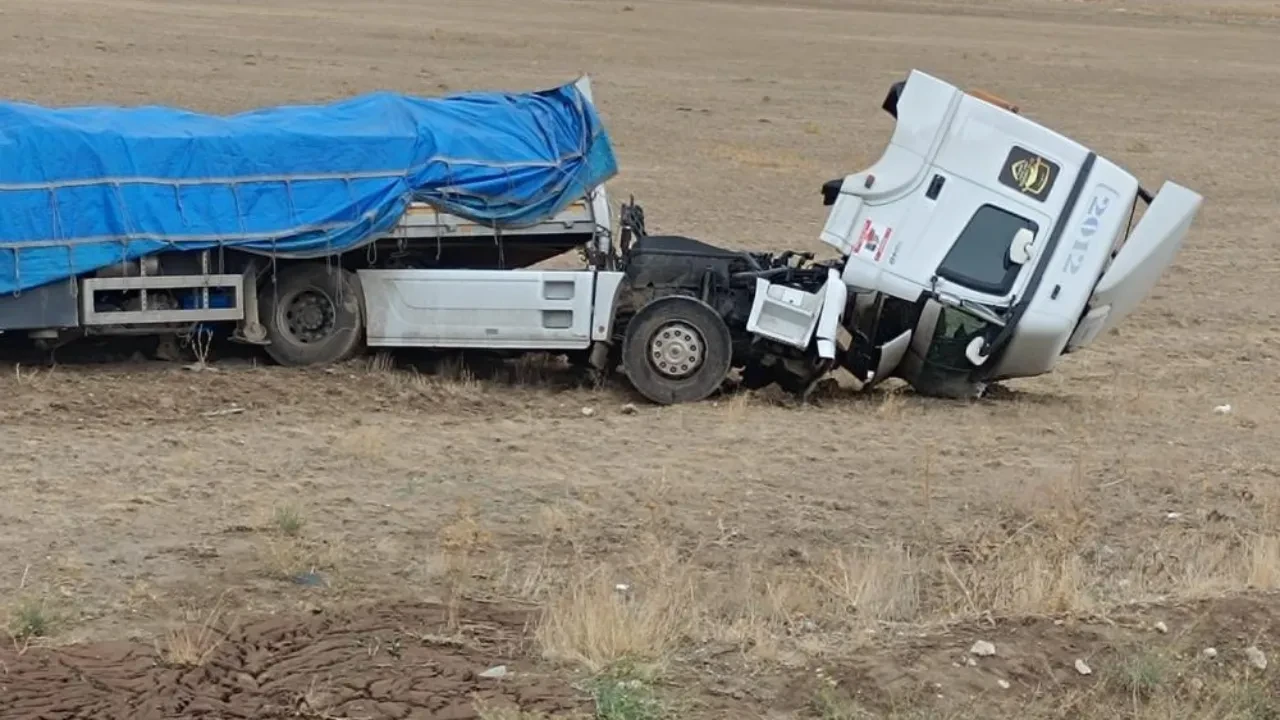 Şarampole devrildi, burnu bile kanamadan kurtuldu