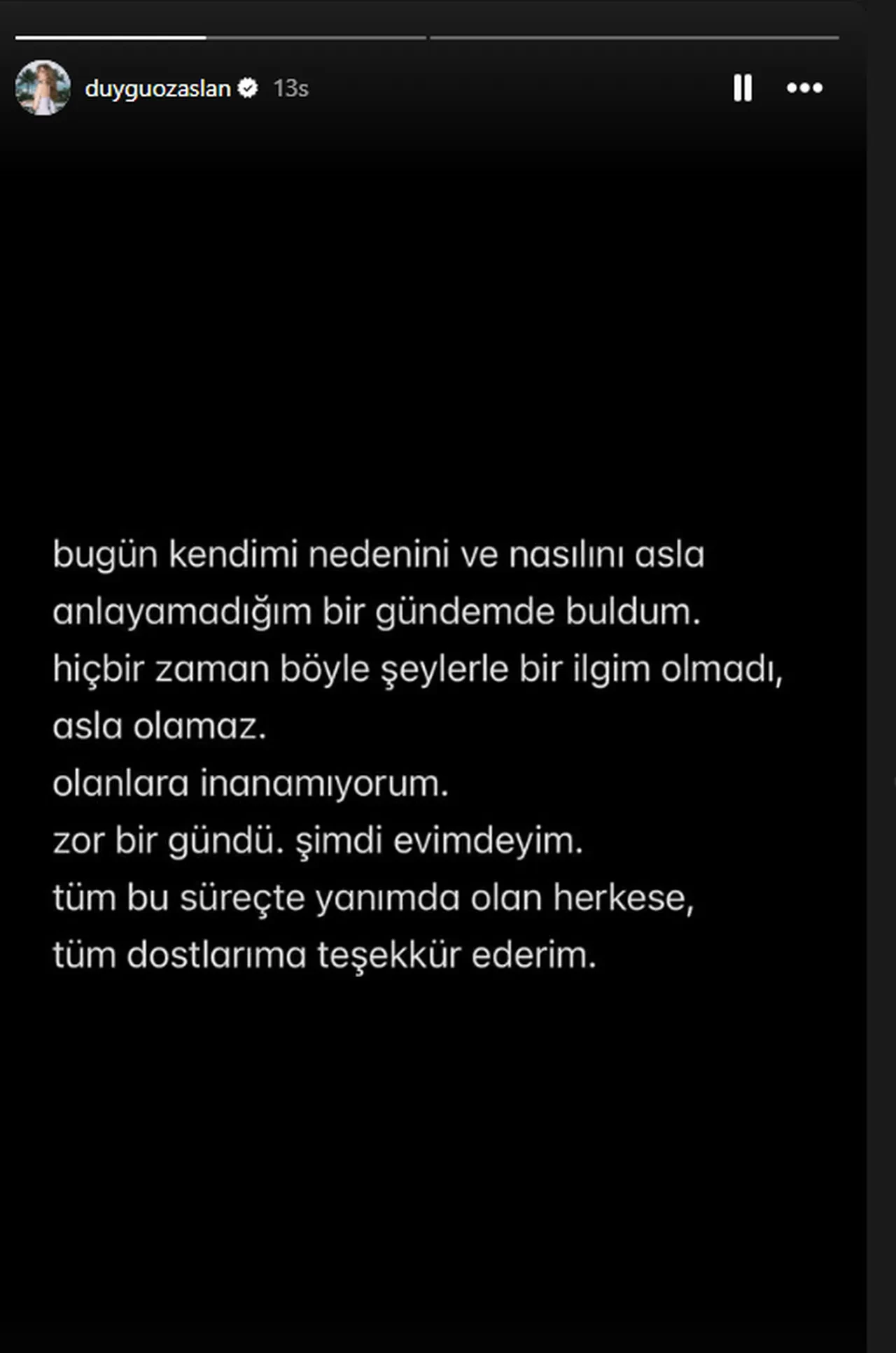 Uyuşturucu operasyonunda ifade veren Duygu Özaslan ilk kez konuştu