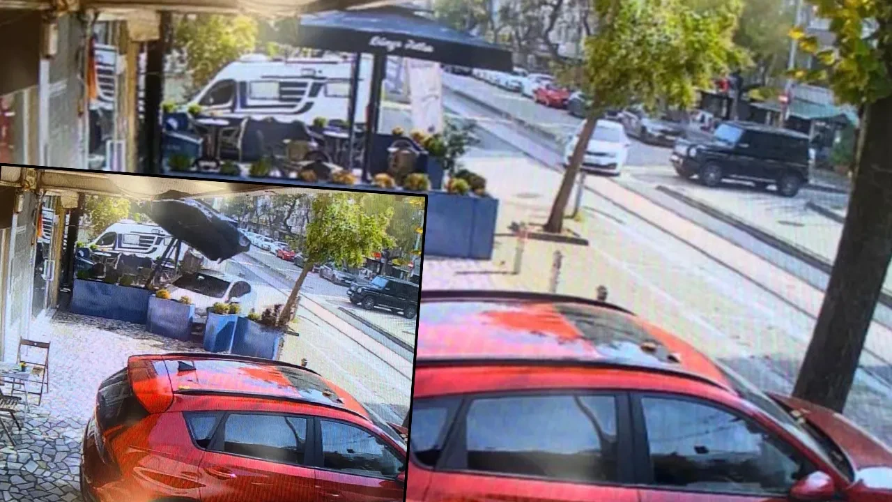 15 milyon TL'lik cipe çarpmak yerine tatlıcı dükkanına girdi