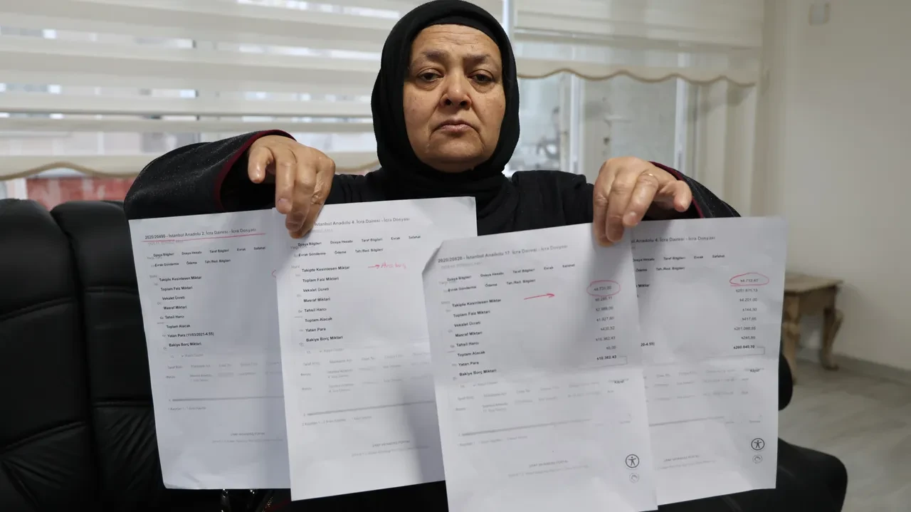 6 bin TL'lik alışverişe 1 milyon TL'lik icra şoku! Bir buçuk yıl önce ölen kocasının borçlarıyla sarsıldı