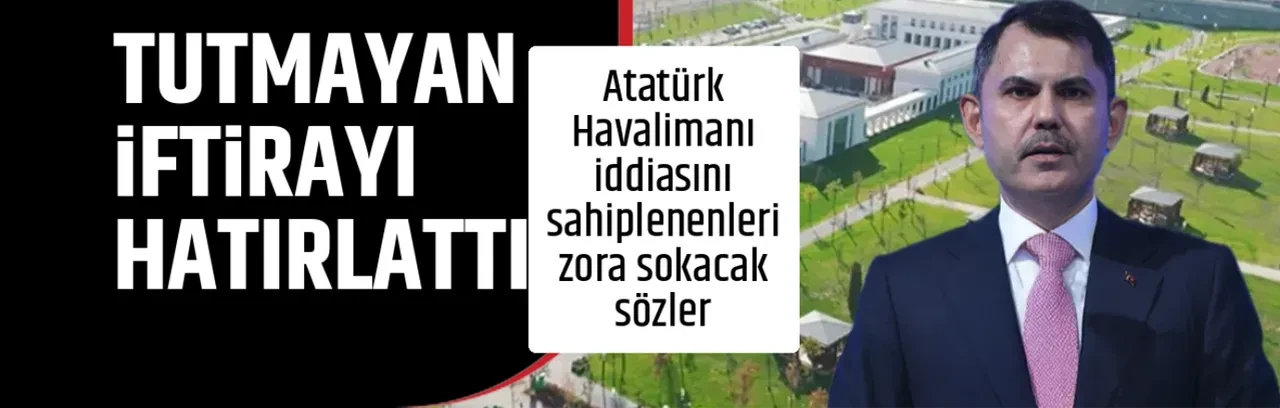 TUTMAYAN İFTİRAYI HATIRLATTI
