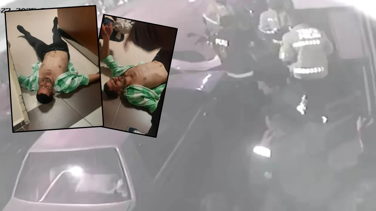 CHP'liler zabıtayı da yanlarına alıp vatandaşı darbetti