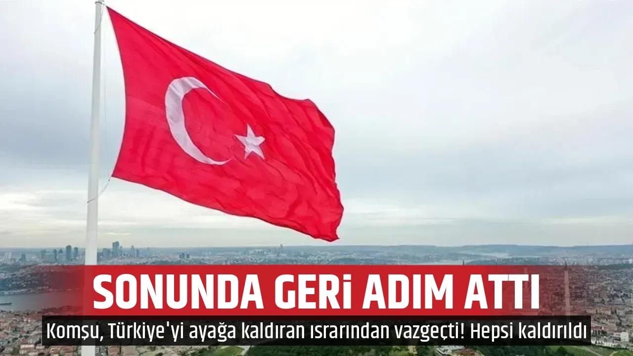 SONUNDA GERİ ADIM ATTI