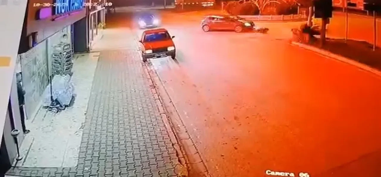 Kocaeli'de dehşete düşüren kaza! Motosiklet sürücüsü ağır yaralandı