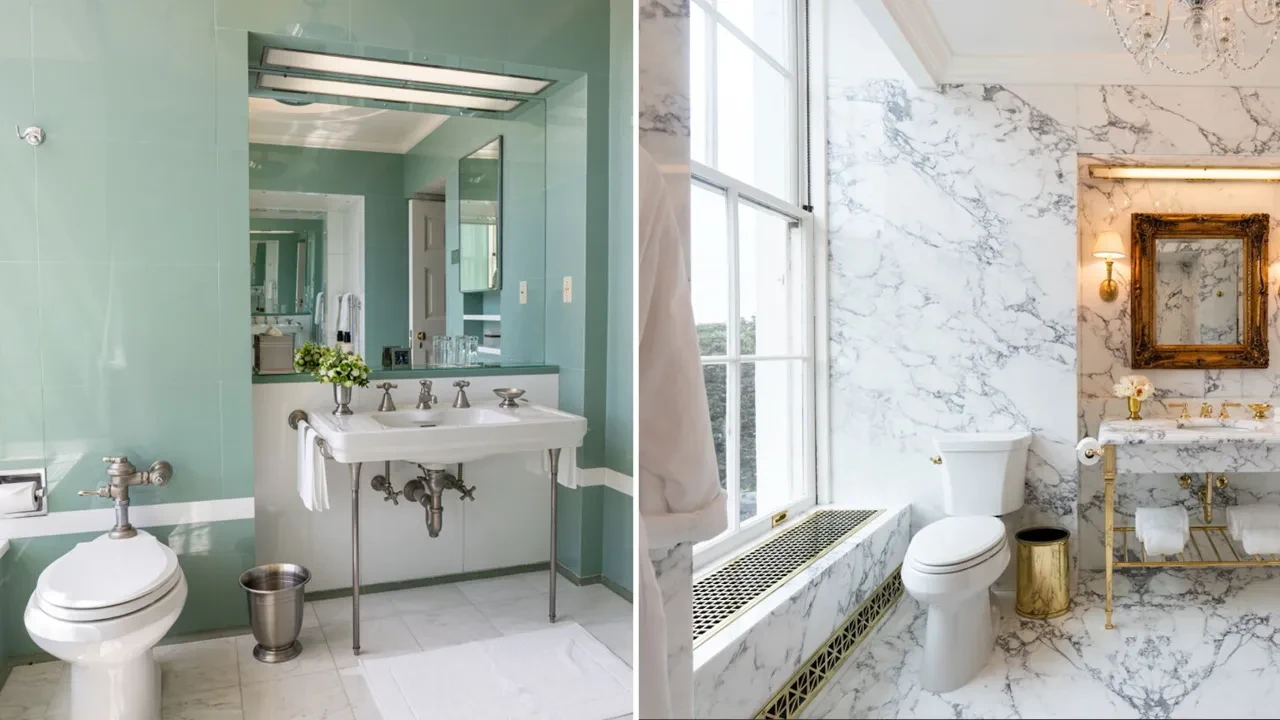 Trump'tan Beyaz Saray'a altın dokunuş! Banyoyu baştan sona yeniletti