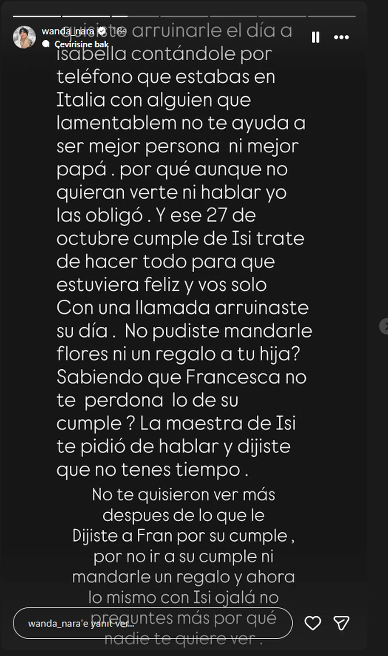 Wanda Nara, Mauro Icardi'yi bu sefer kızlarından vurdu: Artık seni görmek istemiyorlar 