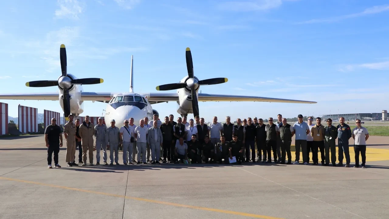 Yangın söndürme hava araçları ekiplerine teşekkür