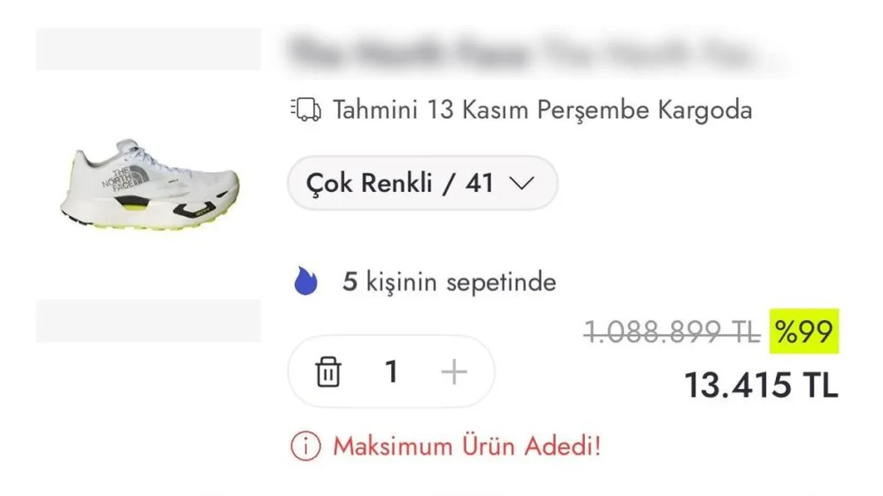 İndirim değil bindirim! Ayakkabıyı 1 milyon 88 bin TL'den düşürdükleri fiyat şoke etti 