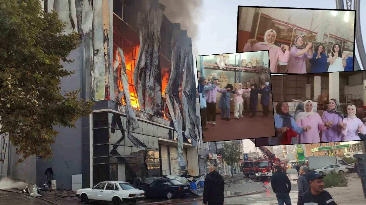 Kocaeli'deki yangın faciasında ölen işçilerden geri bu görüntüler kaldı! Düğün için eğlendikleri tesiste can verdiler