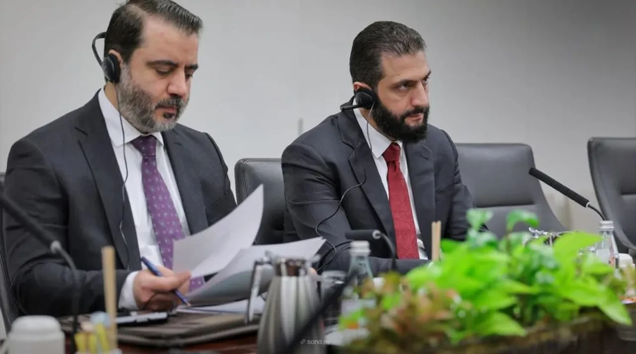 Suriye lideri Ahmed Şara Trump'la görüşmeden önce IMF'yi ziyaret etti