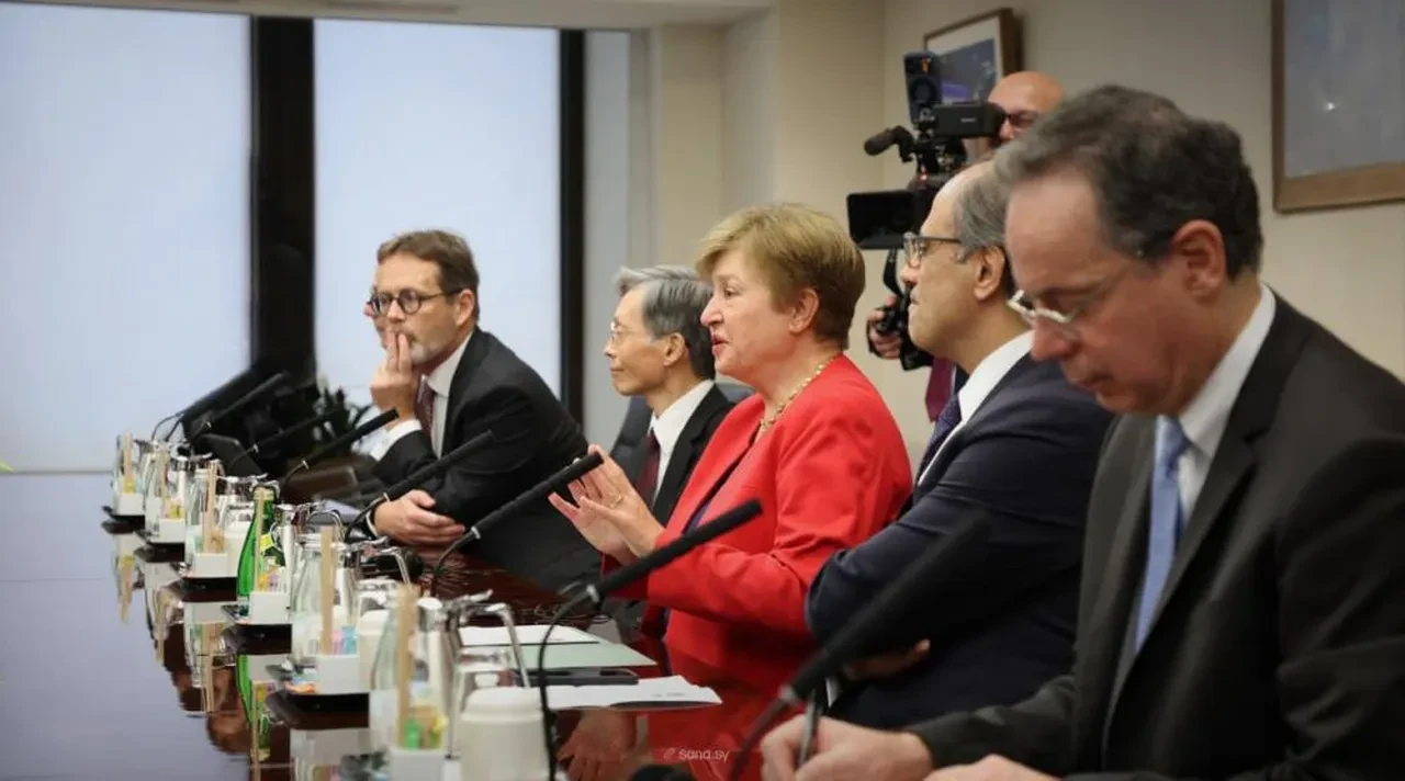 Suriye lideri Ahmed Şara Trump'la görüşmeden önce IMF'yi ziyaret etti