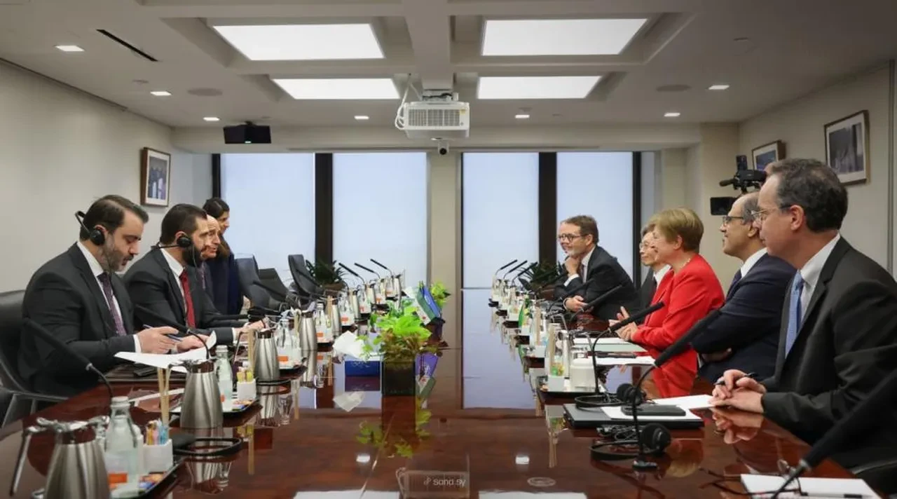 Suriye lideri Ahmed Şara Trump'la görüşmeden önce IMF'yi ziyaret etti