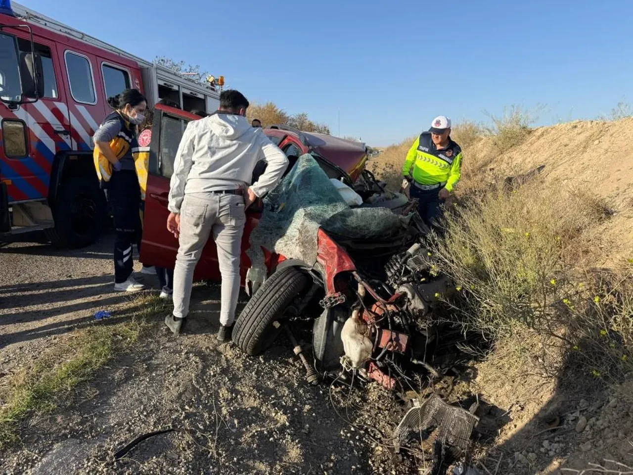 Yüksek hız faciayla sonuçlandı! Aracın kadranı her şeyi özetledi: Sürücü feci şekilde öldü