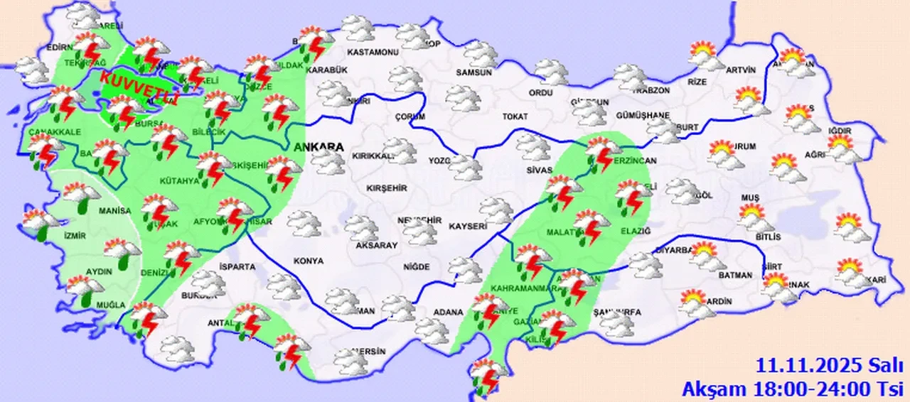 İstanbul'da sağanak ve soğuk alarmı! Meteoroloji uyardı: Günlerce sürecek