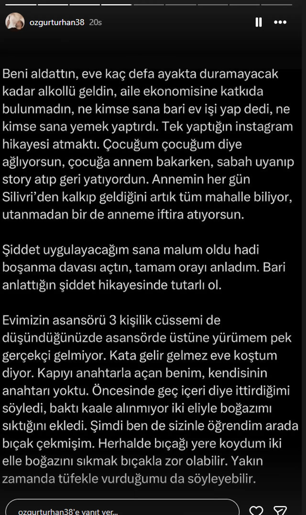 Şiddete maruz kaldığını söyleyen Deniz Bağdaş'a komedyen Özgür Turhan'dan cevap! Eşinin harcamaları tek tek sıraladı 