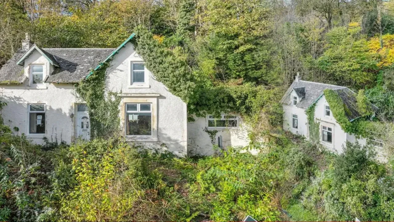 Sıradan bir ev gibi gözüküyor ve emlakçılar duvardaki ürkütücü mesajdan hiç bahsetmiyor! 