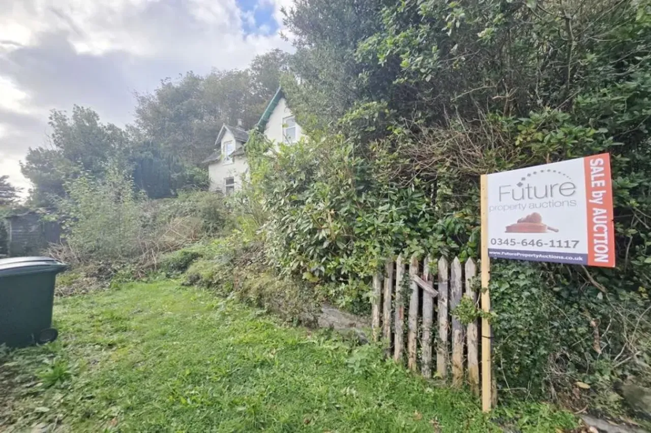 Sıradan bir ev gibi gözüküyor ve emlakçılar duvardaki ürkütücü mesajdan hiç bahsetmiyor! 